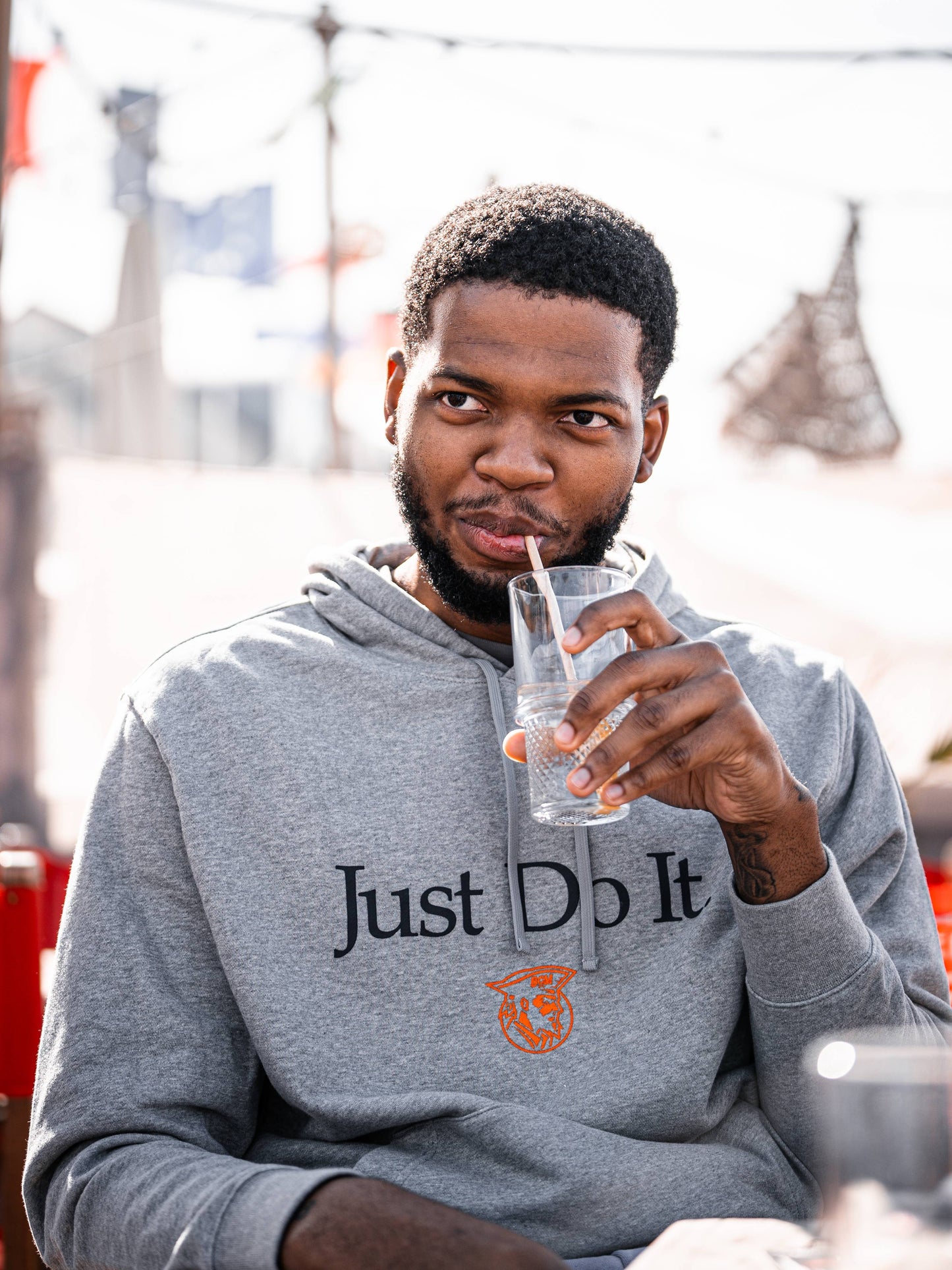 Sweat Gris - Just Do It